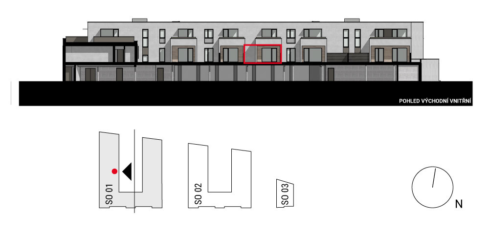 boční pohled na budovu